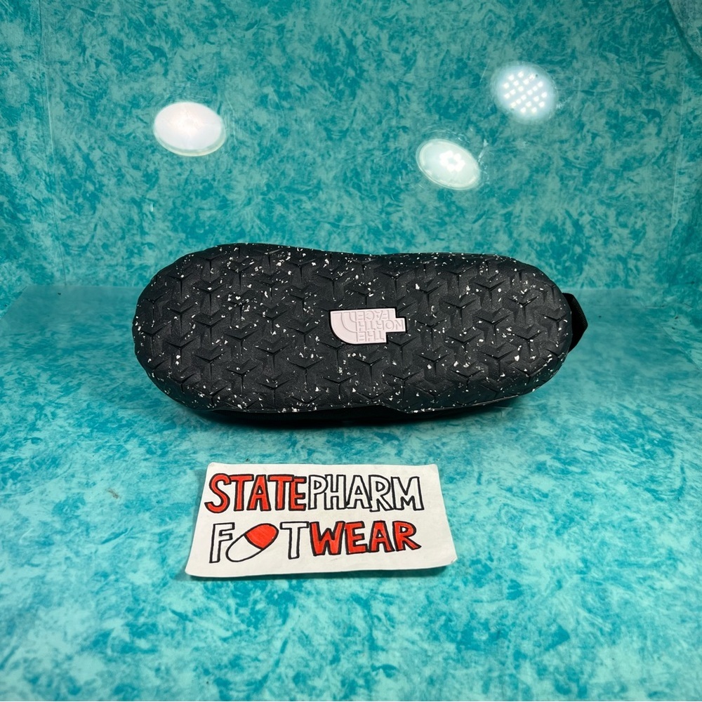 The North Face Black Quilted Slip-On Slippers with Speckled Sole - Picture 5 of 5